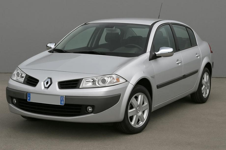 Renault Megane II 2004-2009 рр. Накладки на дзеркала (2 шт., пласт) Фото 2