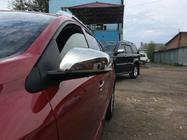Renault Megane III 2009-2016 рр. Накладки на дзеркала (2 шт., нерж.) Carmos - Турецька сталь фото 6