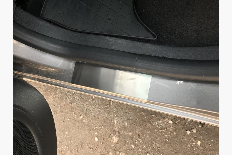 Renault Scenic/Grand 2009-2016 рр. Накладки на пороги Натанико (4 шт., нерж.) Фото 5