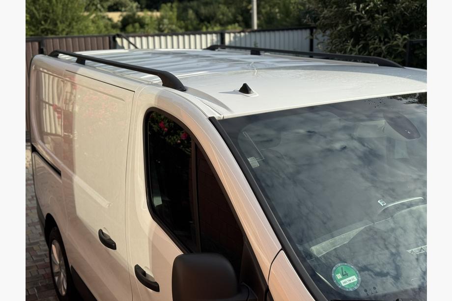 Renault Trafic 2015- рр. Рейлінги чорні Фото 2