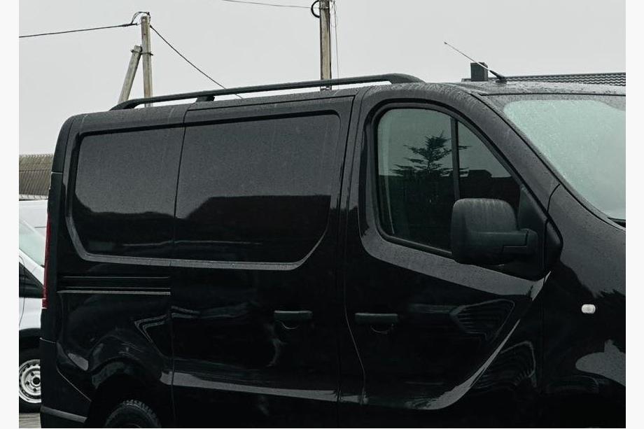 Renault Trafic 2015- рр. Рейлінги чорні Фото 5