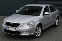 Skoda Octavia II A5 2006-2010 рр. Накладки на дзеркала (2 шт., нерж) фото 1
