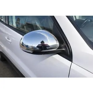 Накладки не дзеркала (2 шт., нерж) Skoda Yeti 2009-2017 рр. фото 1