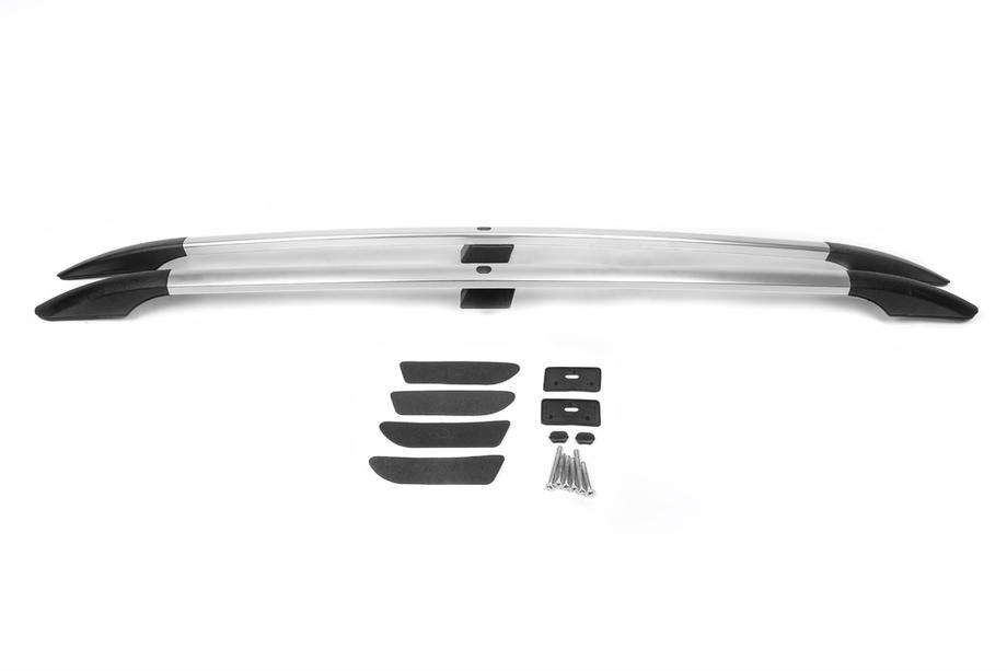 Toyota Land Cruiser Prado 120 2002-2009 рр. Рейлінги Хром турецькі Пластикові ніжки Фото 4