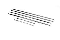 Toyota Land Cruiser Prado 150 2009-2023 рр. Окантовка вікон (6 шт, нерж) фото 4