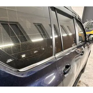 Окантовка вікон (6 шт, нерж) Toyota Land Cruiser Prado 150 2009-2023 рр. фото 1