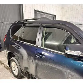 Окантовка вікон (6 шт, нерж) Toyota Land Cruiser Prado 150 2009-2023 рр. фото 2