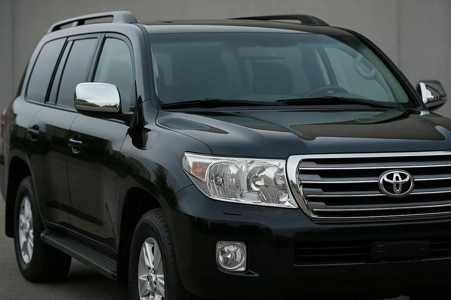 Toyota Land Cruiser 200 2007-2021 рр. Накладки на дзеркала 2008-2012 (2 шт, нерж) Image