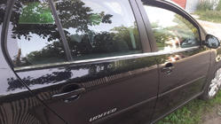 Volkswagen Golf 5 2003-2009 рр. Зовнішня окантовка скла (4 шт, нерж) фото 3