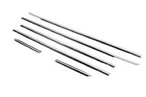 Volkswagen Passat B5 1997-2005 рр. Зовнішня окантовка вікон (4 шт, нерж) OmsaLine - Італійська нержавійка фото 3