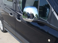 Ford Connect 2014-2021 рр. Накладки на ручки (4 шт, нерж) фото 8