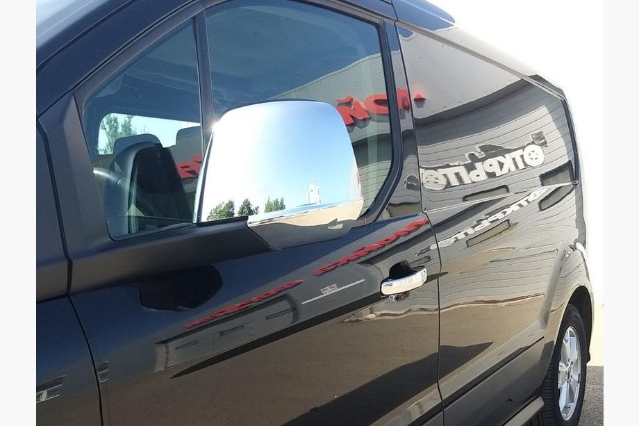 Ford Connect 2014-2021 рр. Накладки на ручки (4 шт, нерж) Фото 7