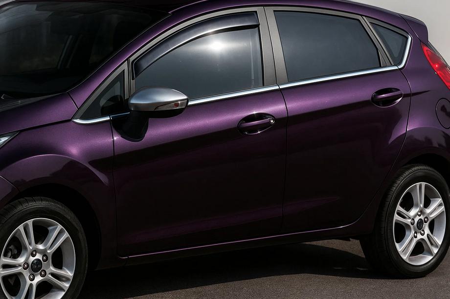 Ford Fiesta 2008-2017 рр. Молдинг скла (8 шт., нерж.) Carmos - Турецька сталь Фото 3