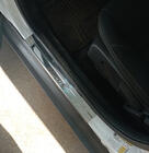 Ford Focus III 2011-2017 рр. Накладки на пороги Carmos V1 (4 шт., нерж.) фото 2