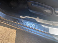Hyundai Accent 2011-2017 рр. Накладки на пороги Carmos Solaris V4 (4 шт, нерж) фото 3