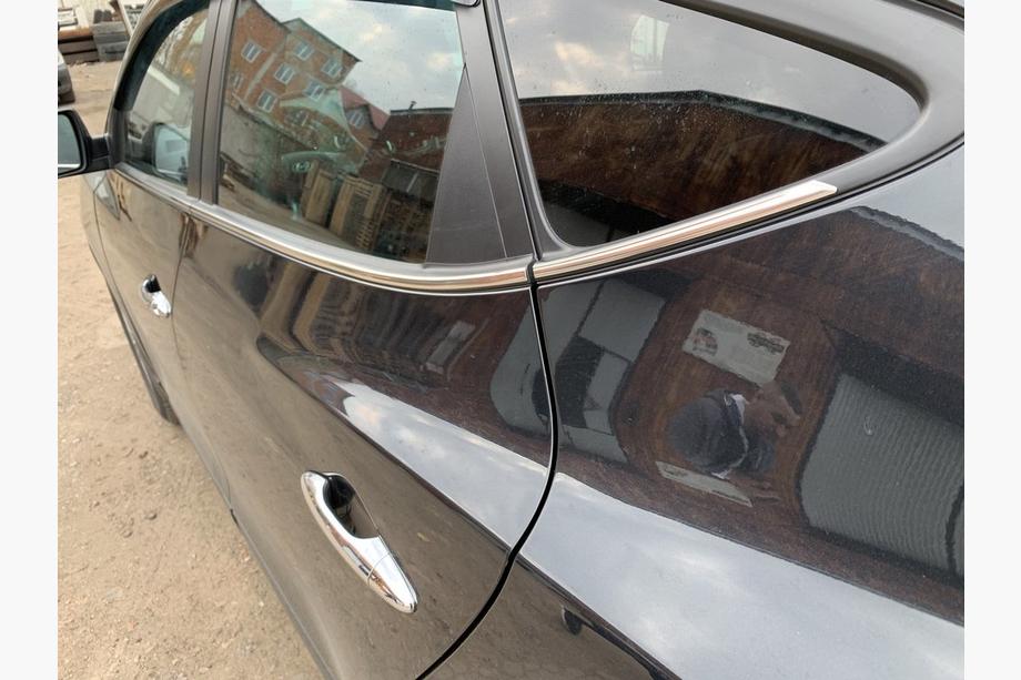 Hyundai IX-35 2010-2015 рр. Нижня окантовка вікон (6 шт, нерж.) Carmos - Турецька сталь Фото 4