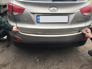 Hyundai IX-35 2010-2015 рр. Кромка багажника (нерж.) OmsaLine - Італійська нержавійка фото 3