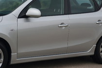 Hyundai I-30 2007-2011 рр. Накладки на ручки (4 шт., нерж) Carmos - Турецька сталь фото 1