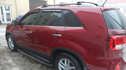 Kia Sorento II XM 2009-2014 рр. Окантовка вікон (6 шт, нерж) фото 8