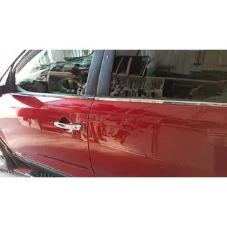Окантовка вікон (6 шт, нерж) Kia Sorento II XM 2009-2014 рр. фото 3