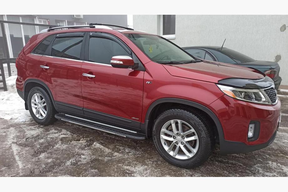 Kia Sorento II XM 2009-2014 рр. Окантовка вікон (6 шт, нерж) Image