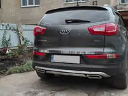 Kia Sportage 2010-2015 рр. Кромка багажника (нерж.) фото 5