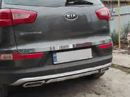 Kia Sportage 2010-2015 рр. Кромка багажника (нерж.) фото 2