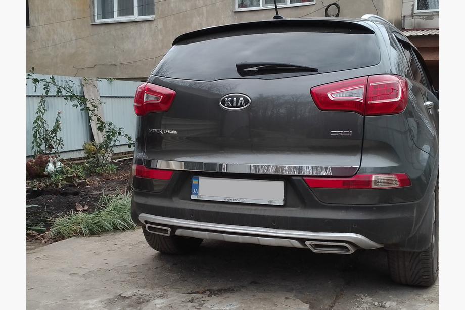 Kia Sportage 2010-2015 рр. Кромка багажника (нерж.) Фото 5