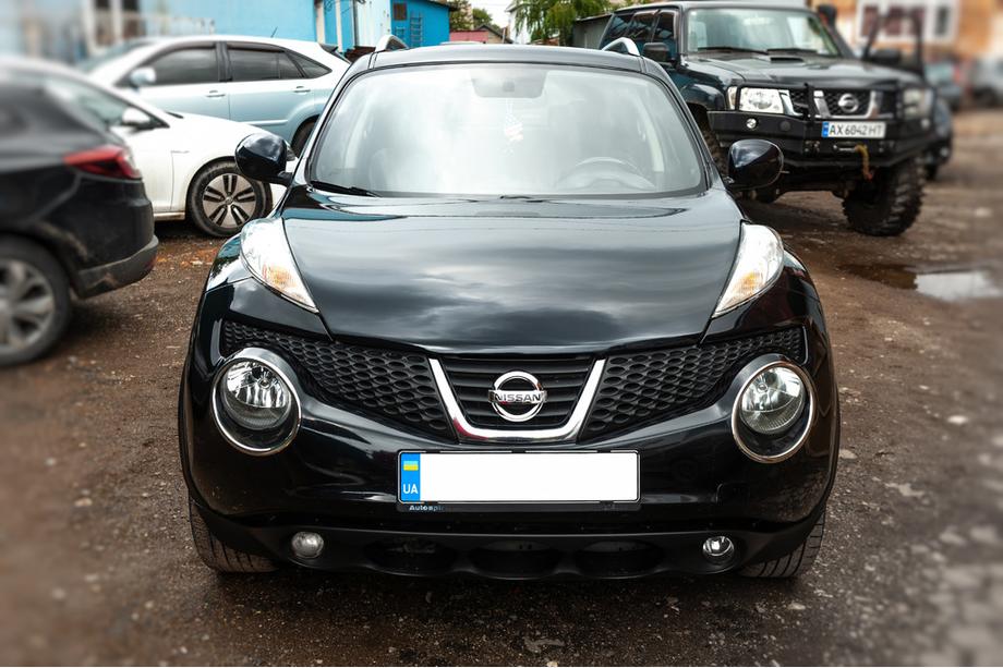 Nissan Juke 2010-2019 рр. Накладки на передні ліхтарі (2 шт., нерж) 2014↗, OmsaLine - Італійська нержавійка Фото 4
