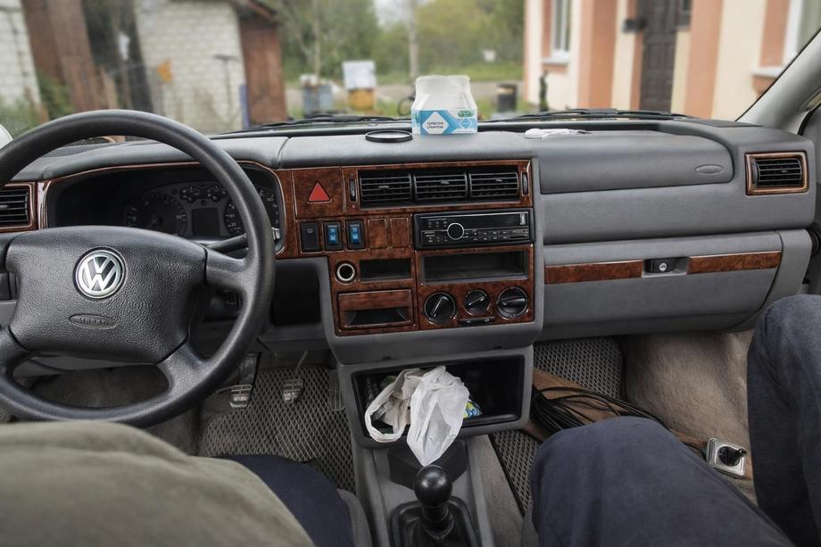 Volkswagen T4 Caravelle/Multivan 1990-2003 рр. Накладки на торпеду (1999-2003) алюміній Фото 2