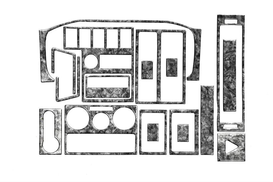 Volkswagen T4 Caravelle/Multivan 1990-2003 рр. Накладки на торпеду (1999-2003) алюміній Фото 4