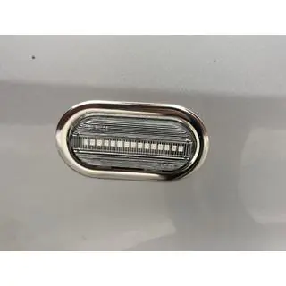 Хром накладки на поворотники (2 шт., нерж) Volkswagen T5 Multivan 2003-2010 рр. фото 1