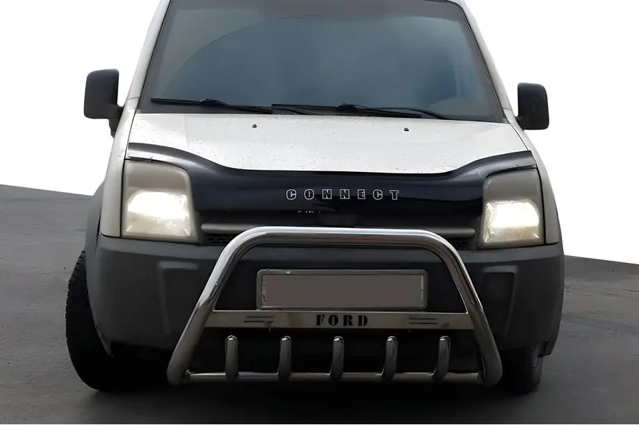 Ford Connect 2006-2009 рр. Кенгурятник (нерж.) 60 мм