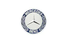 Mercedes Vito W638 1996-2003 рр. Знак Мерседеса на капот (самоклейка) фото 2