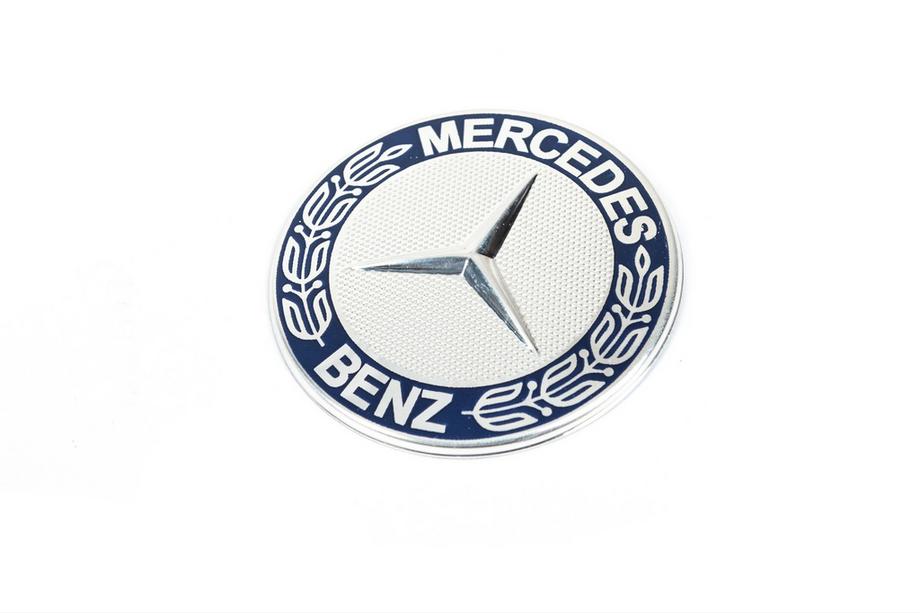 Mercedes ML W163 1997-2005 рр. Знак Мерседеса на капот (самоклейка) Самоклейка Фото 1
