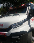 Iveco Daily 2014- рр. Козирьок на лобове скло V1 (чорний глянець, 5мм) фото 3