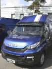 Iveco Daily 2014- рр. Козирьок на лобове скло V1 (чорний глянець, 5мм) фото 5
