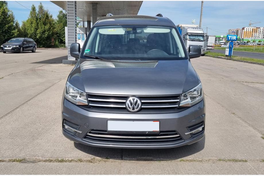 Volkswagen Caddy 2015-2020 рр. Накладки на решітку (2 шт., нерж) Carmos - Турецька сталь Фото 7