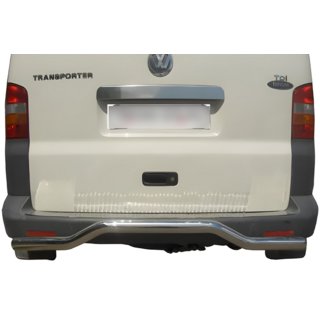 Задня дуга хвиля (нерж) Volkswagen T5 Transporter 2003-2010 рр. фото 1