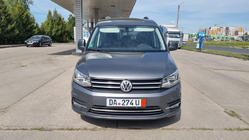 Volkswagen Caddy 2015-2020 рр. Накладки на бампер (3 шт, нерж) фото 6