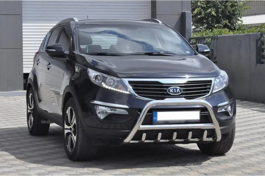 Kia Sportage 2010-2015 рр. Кенгурятник WT003 (нерж.)