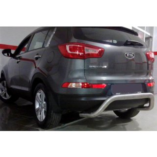 Задня дуга AK007 (нерж.) Kia Sportage 2010-2015 рр. фото 3