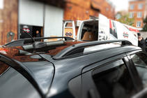 Nissan Juke 2010-2019 рр. Рейлінги Skyport (чорні) фото 3