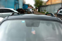 Nissan Juke 2010-2019 рр. Рейлінги Skyport (чорні) фото 6