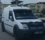 Ford Connect 2002-2006 рр. Козирьок на лобове скло (чорний глянець, 5мм) фото 4