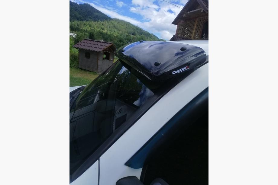 Fiat Doblo I 2005-2010 рр. Козирьок на лобове скло (чорний глянець, 5мм) Фото 8