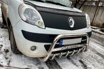 Renault Kangoo 2008-2020 рр. Кенгурятник WT003/004 (нерж.) без напису, 51 мм фото 3