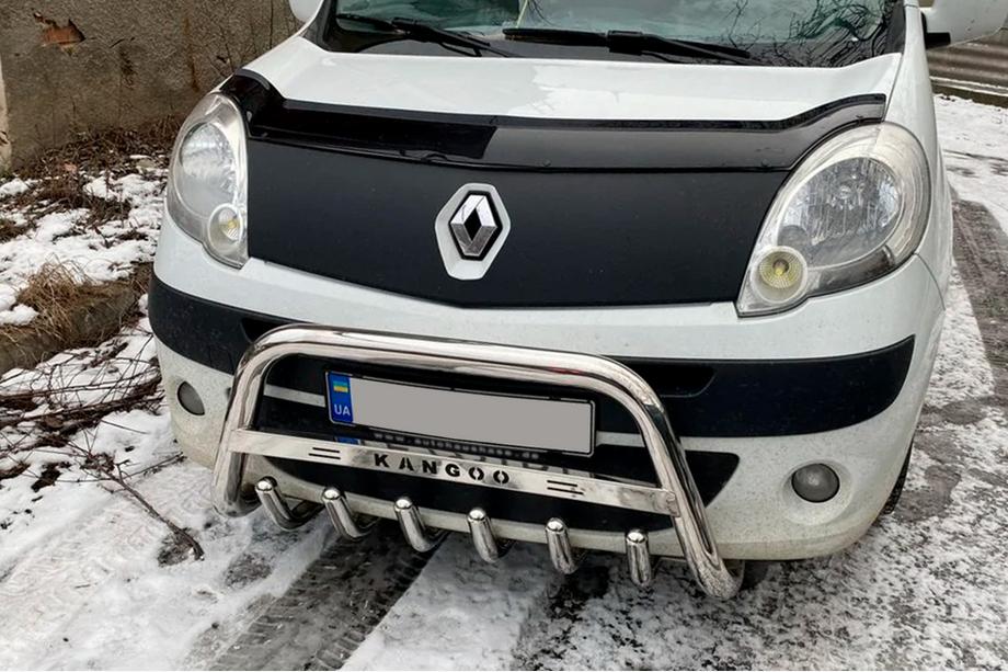 Renault Kangoo 2008-2020 рр. Кенгурятник WT003/004 (нерж.) без напису, 51 мм Image
