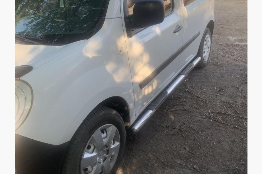 Renault Kangoo 2008-2020 рр. Бічні труби BB002 (2 шт., нерж.) 70 мм, довга база Фото 8