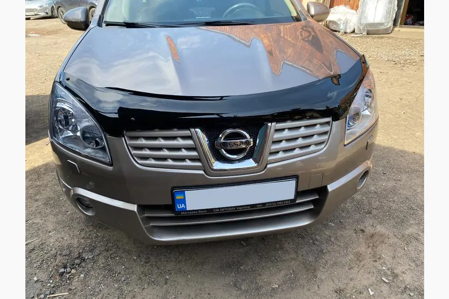 Nissan Qashqai 2007-2010 рр. Дефлектор капоту (EuroCap)